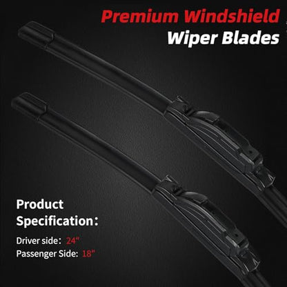 24"+18" Windshield Wiper Blades Replacement for Chevrolet Cruze 2011