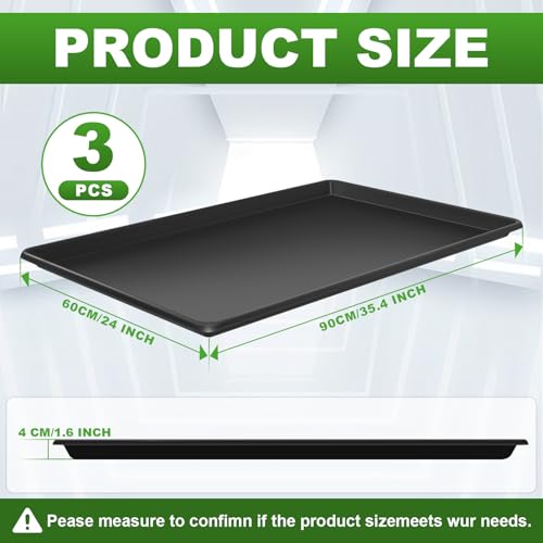 3Pcs Extra Oil Drip Pan for Under Car (3 Count)