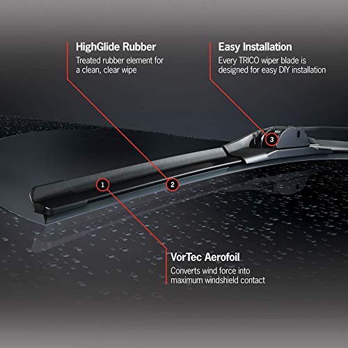 Diamond 21" + 18" Super Premium Automotive Replacement Windshield Wiper Blades (2 Count)