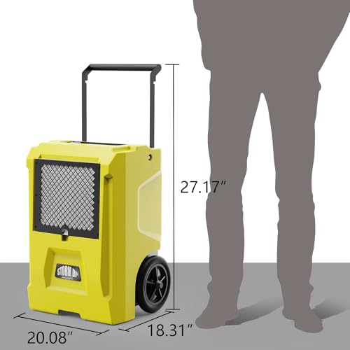 110 PPD Commercial Dehumidifier with Pump for large Basement