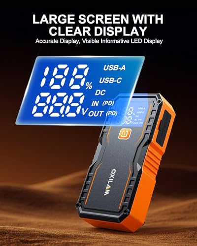 24000mAh Jump Starter for All Gas & Diesel Engines