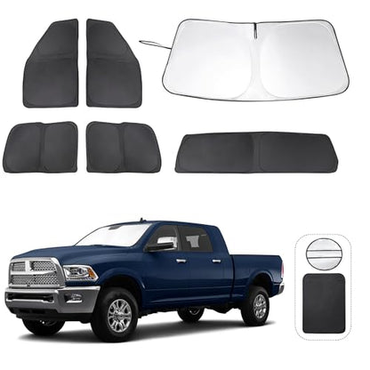 Window Shades for Dodge RAM 2500 3500 2010 (6 Count)