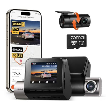 Dash Cam Front and Rear A510