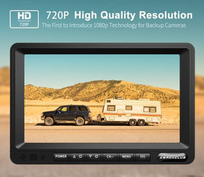 HD Wired Backup Camera System Kit