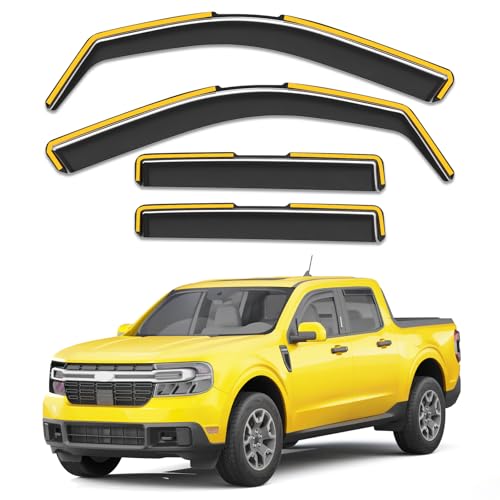 in Channel Window Visors Rain Guards for Ford Maverick 2022
