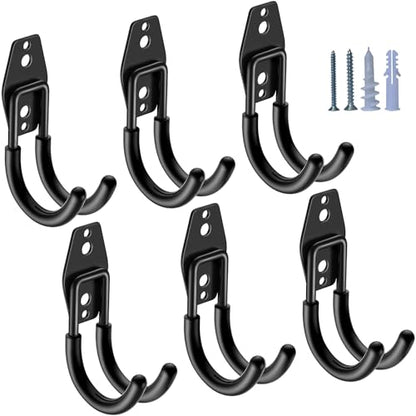 Heavy Duty Garage Hooks 6 Pack