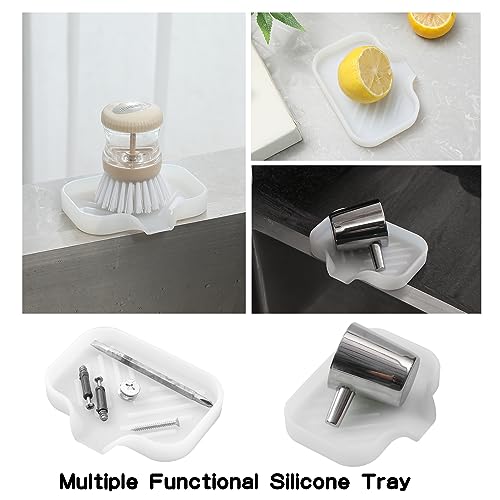 Silicone Soap Dish with Drain Spout