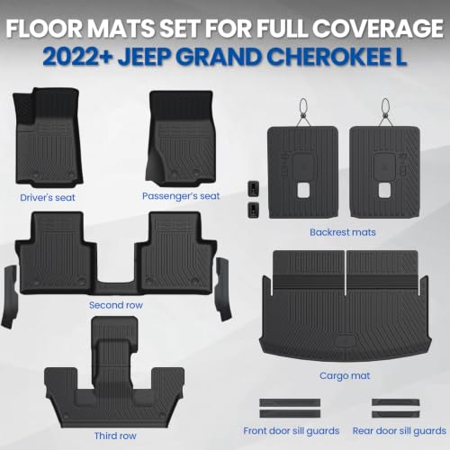 Floor Mats for Jeep Grand Cherokee L 2021