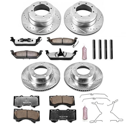 Z36 Truck & Tow Brake Pad & Rotor Kit Front & Rear K4117