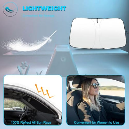 Foldable Front Windshield Sunshade fit for Honda Accord 2023