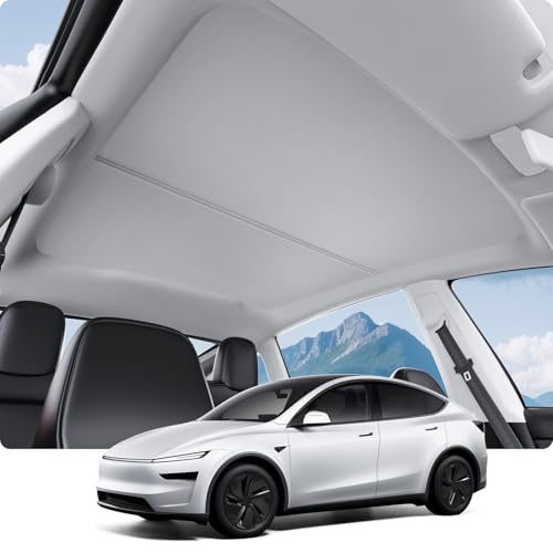 Sunshade Roof for 2026 2025 Tesla Model Y Juniper No Gap Gray