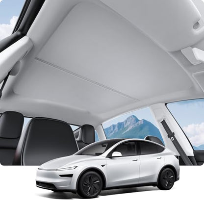 Sunshade Roof for 2026 2025 Tesla Model Y Juniper No Gap Gray
