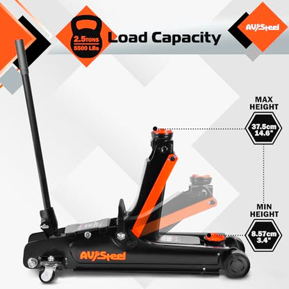 Low Profile Floor Jack 2.5 Ton
