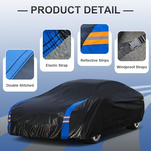 Car Cover Waterproof All Weather for Automobiles