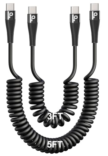 USB C to C Cable for Car 3FT&5FT (2 Count)