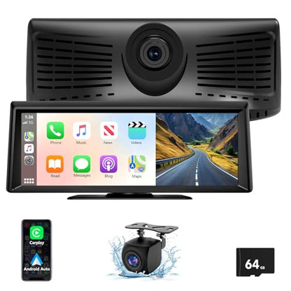 8.1" Portable Wireless Carplay Screen for Car