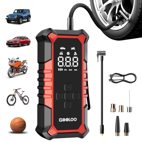 A6 Gear 160 PSI & 7500mAh Tire Inflator Portable Air Compressor