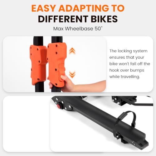 Platform 2 EBike Rack for Car Hitch Bike Rack for SUV RV Trucks Carrier Bicycle Car Racks 2 (2 Count)