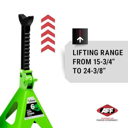 Viking 6 Ton Jack Stand Set