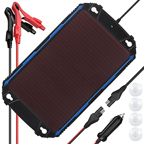 Waterproof 5W 12V Solar Battery Charger & Maintainer Pro