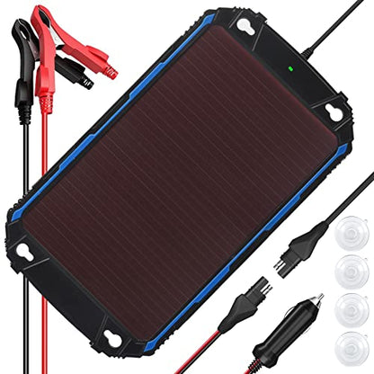 Waterproof 5W 12V Solar Battery Charger & Maintainer Pro