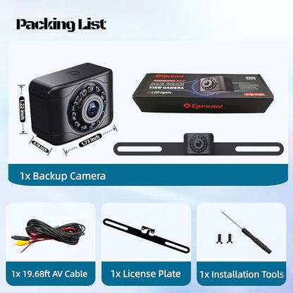 X1 Ntsc Backup Camera for Car License Plate Reverse Cam