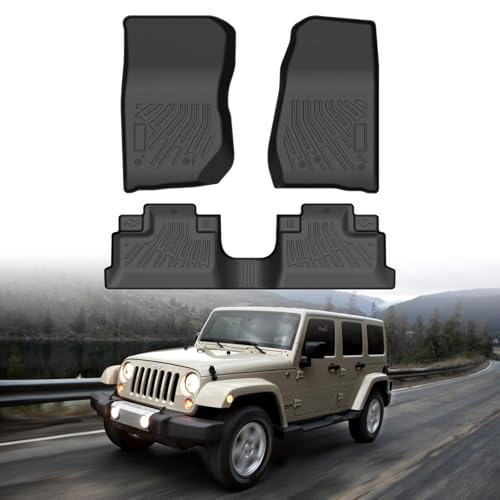 Floor Mats for Jeep Wrangler JK Unlimited 4 Door 2007