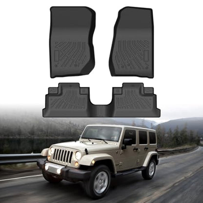 Floor Mats for Jeep Wrangler JK Unlimited 4 Door 2007