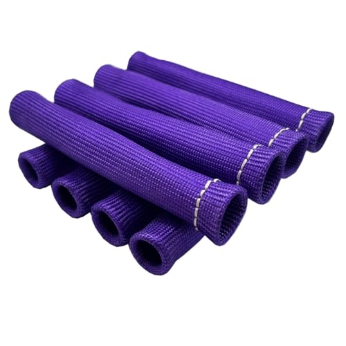 Spark Plug Wire Boots Protection 8 PCS Spark Plug Wire Heat Shield 6 Inches 2500° Heat Sleeve Cover Wrap for LS1