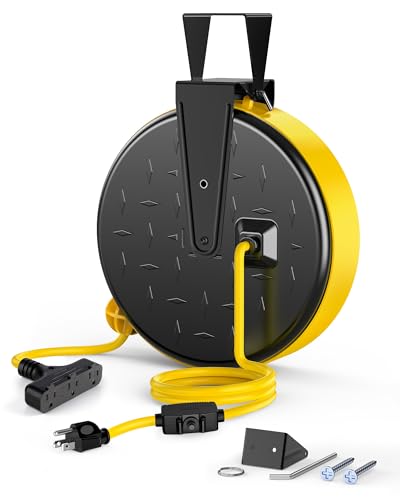 Retractable Extension Cord Reel