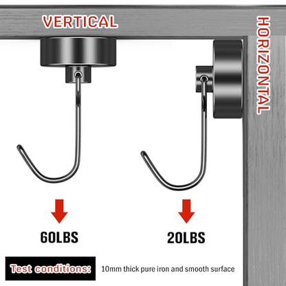Strong Magnetic Hooks (6 Count)