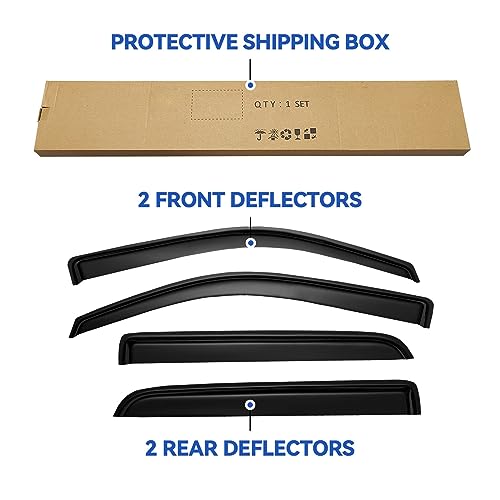 Window Visors Rain Guards for 2009