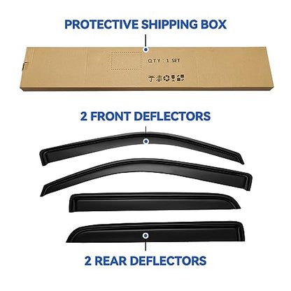 Window Visors Rain Guards for 2009