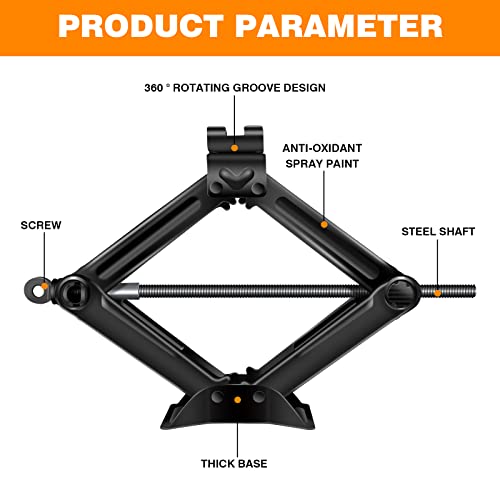 Scissor Jack Car Jack Car Scissor Jack with Hand Crank Portable Repair Tool
