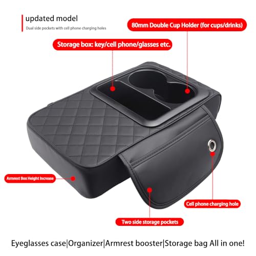 Universal Car Armrest Cushion Organizer