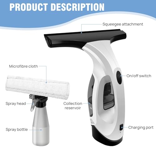 Handheld Window Vacuum Cleaner
