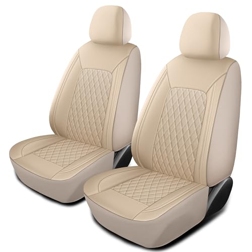 Faux Leather Front Car Seat Covers (2 Count)
