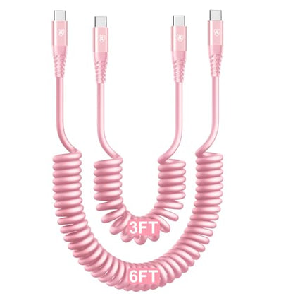 USB C to USB C Cable [3FT+6FT] (2 Count)