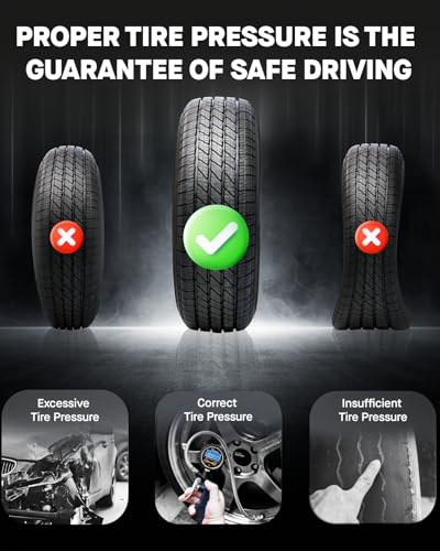 Digital Tire Pressure Gauge with Inflator