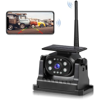 WiFi Magnetic Solar Wireless Backup Camera for Trucks
