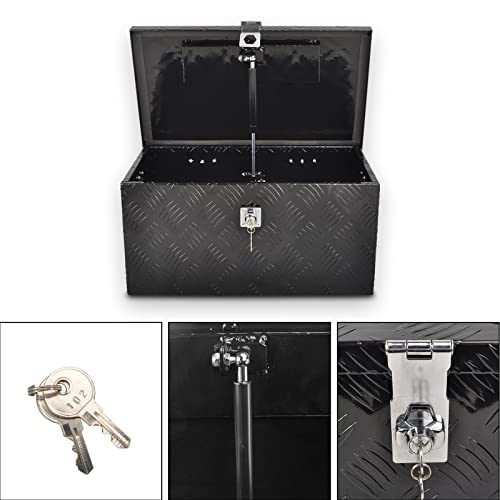 20 Inch Aluminum Tool Box 5 Bar Tread Flatbox for Truck Car Outdoor
