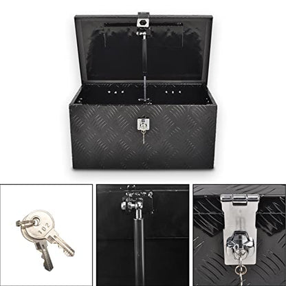 20 Inch Aluminum Tool Box 5 Bar Tread Flatbox for Truck Car Outdoor