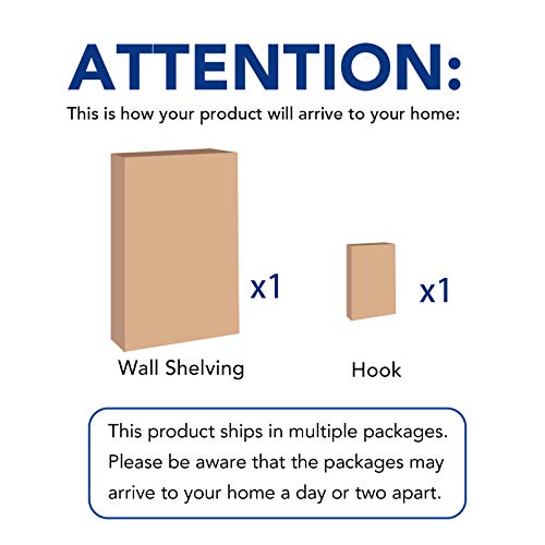 2 Pack 2x6ft Garage Shelving with Hooks (2 Count)