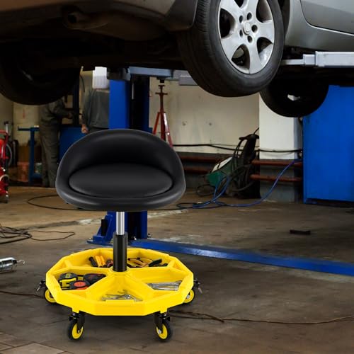 Rolling Garage Stool