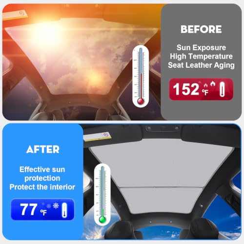 Non Sag Roof Sunshades for Tesla Model YL 2026