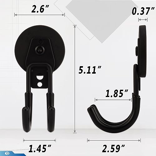 2 Pcs Magnetic Hook Heavy Duty (2 Count)