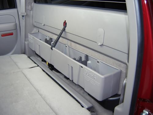 Behind-the-Seat Storage Fits 04-07 Chevrolet/GMC Silverado/Sierra Light Duty Crew Cab, Black, Part #10023