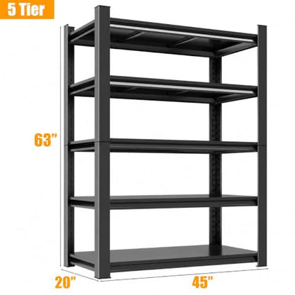 45" W Metal Garage Shelving
