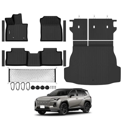 All Weather TPE Floor Mat Set for 2026 Toyota RAV4 PHEV