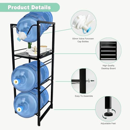 5 Gallon Water Jug Holder with 3